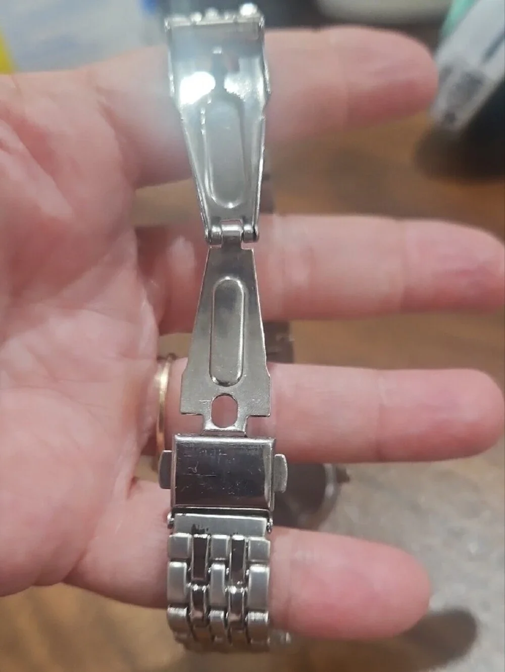 Bianchi Women's Silver Stainless Steel Bracelet Watch with Purple Dial Works gr8